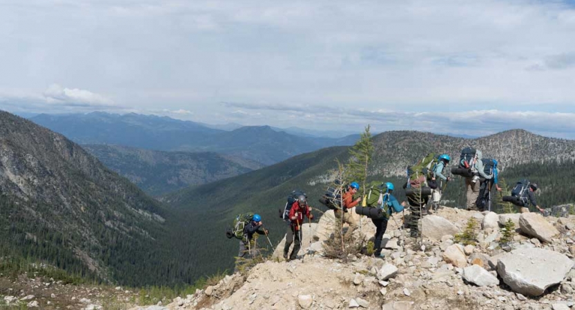 mountaineering camp for teens